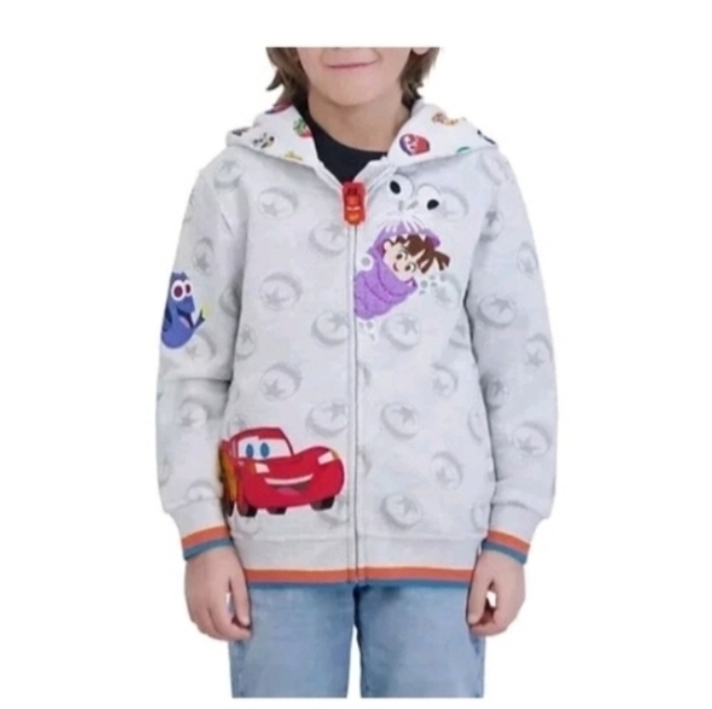 Disney Long Sleeve Full Zip Hooded Cars Jacket Child unisex Size 6